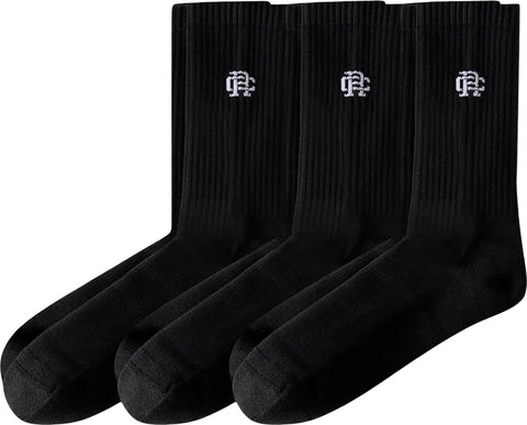 Reigning Champ Chaussettes mi-mollet classiques - Lot de 3 - Homme