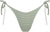 Rhythm Bas de bikini échancré à nouer sur les côtés à carreaux Lola - Femme - Green