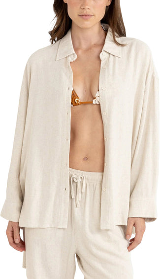 Rhythm Chemise à manches longues surdimensionnée Sunray - Femme