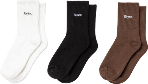 Rhythm Chaussettes paquet de 3 Neutral - Homme