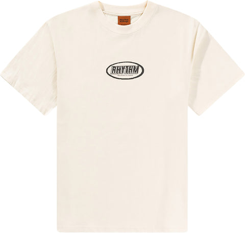 Rhythm T-shirt vintage à manches courtes avec imprimé Elliptic - Homme