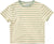 Rhythm T-shirt à rayures vintage à manches courtes - Enfant - Olive