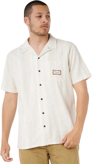 Rip Curl Chemise à manches courtes à rayures Mod Cali - Homme
