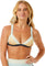Rip Curl Haut de bikini triangle fixe Block Party Spliced - Femme - Navy