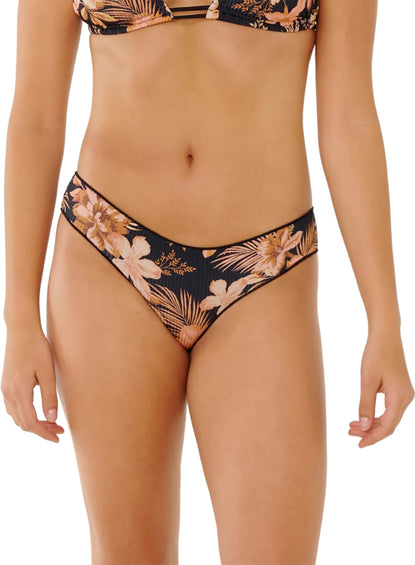 Rip Curl Bas de bikini coupe garçonne à couverture échancrée Desert Dreams - Femme