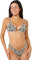Rip Curl Haut de bikini triangle fixe en jacquard Sunset - Femme - Black