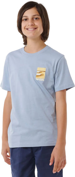 Rip Curl T-shirt Surf Revival Lined Up - Garçon