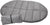 Ruffwear Coussin pour chien Highlands - Cloudburst Gray