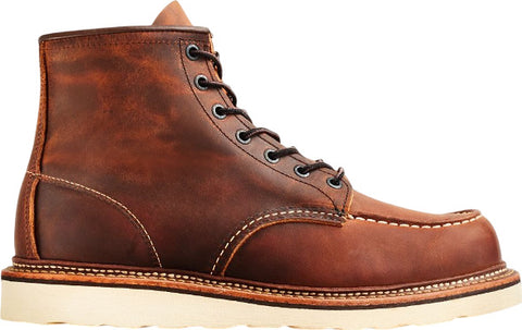 Red Wing Shoes Bottes Classic Moc 6 pouces en cuir Copper Rough et Tough - Homme