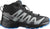 Salomon Souliers de randonnée imperméables XA Pro V8 Mid - Grand Enfant - Black - Monument - French Blue
