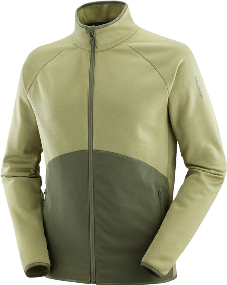 Salomon Manteau couche intermédiaire à glissière pleine longueur Essential Warm - Homme