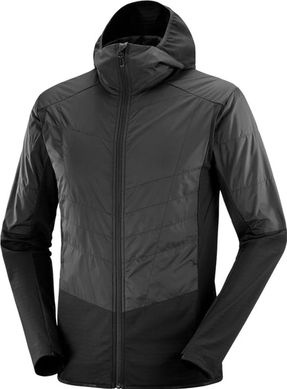 Salomon Manteau à capuchon couche intermédiaire hybride Outline All Season - Homme