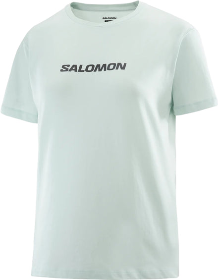 Salomon T-shirt à manches courtes avec logo - Femme