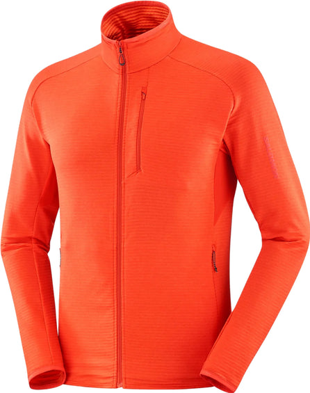 Salomon Manteau en molleton à glissière pleine longueur Essential Lightwarm - Homme