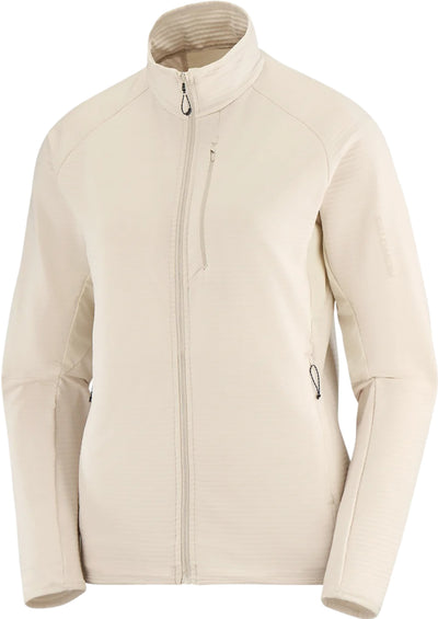 Salomon Manteau à glissière pleine longueur couche intermédiaire Essential Lightwarm - Femme