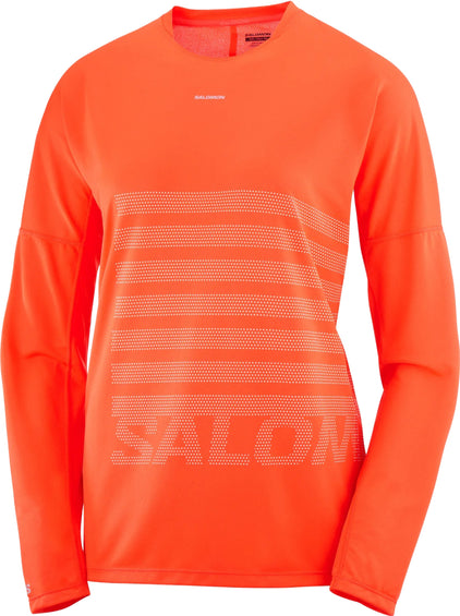 Salomon T-shirt à manches longues graphique Sense Aero - Femme