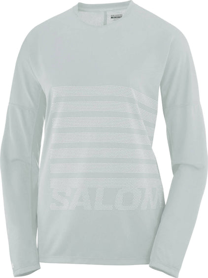 Salomon T-shirt à manches longues graphique Sense Aero - Femme