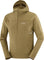 Salomon Chandail à capuchon couche intermédiaire hybride Sense Aero - Homme - Brilliant Olive