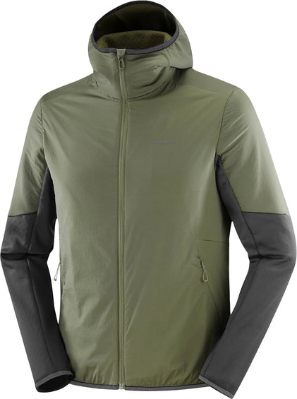 Salomon Manteau à capuchon hybride Outline Warm - Homme