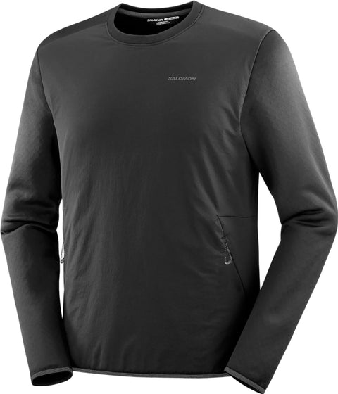 Salomon Chandail à col rond hybride Outline Warm - Homme