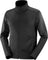 Salomon Couche intermédiaire entièrement zippée Outline Warm - Homme - Deep Black