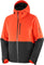 Salomon Manteau à capuchon isolé Highland - Homme - Cherry Tomato - Deep Black - Cherry Tomato