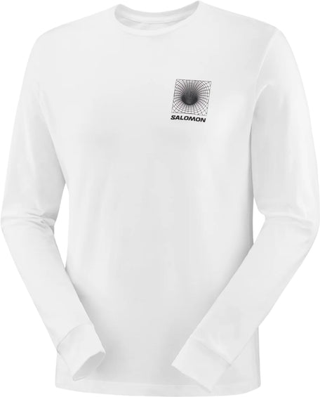 Salomon T-shirt à manches longues Snow Inspired Digital Swamp - Homme