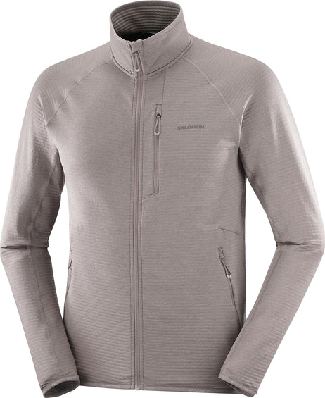 Salomon Manteau couche intermédiaire à glissière pleine longueur Essential Lightwarm - Homme