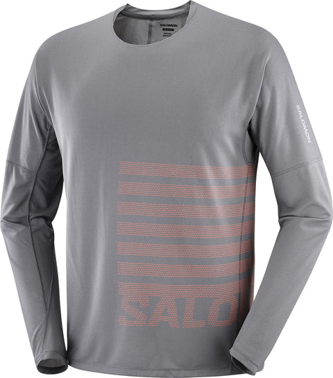Salomon T-shirt à manches longues graphique Sense Aero - Homme