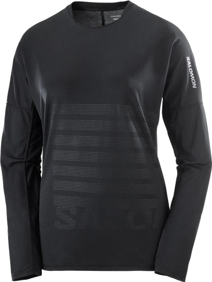 Salomon T-shirt à manches longues graphique Sense Aero - Femme