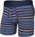 SAXX Caleçon boxeur avec braguette DropTemp Cooling Cotton - Homme - Vivid Stripe - Maritime
