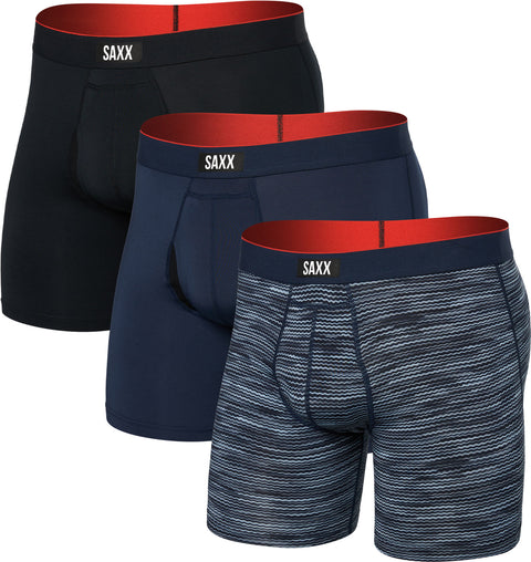 SAXX Caleçon boxeur avec braguette paquet de 3 Multi-Sport Mesh Performance 8