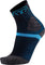 Sidas Chaussettes mi-mollet de course Trail Double - Unisexe - Black - Blue
