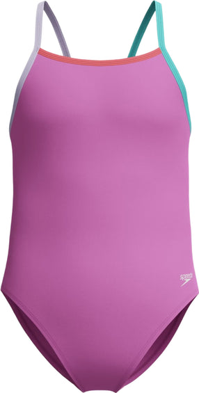 Speedo Maillot de bain une pièce uni Propel Back - Fille