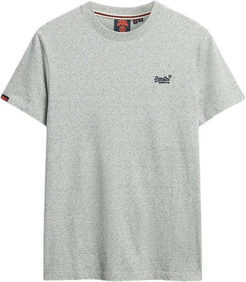 Superdry T-Shirt Brodé Essentiel à Logo - Homme