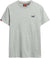 Superdry T-Shirt Brodé Essentiel à Logo - Homme - Light Grey Grindle Feeder