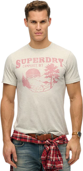 Superdry T-Shirt Décontracté LO-FI Outdoor Mono - Homme