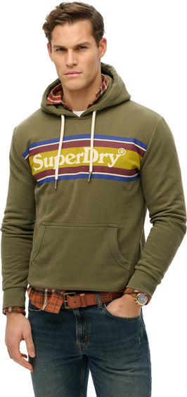 Superdry Sweat Décontracté à Rayures Venue Logo - Homme