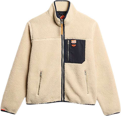 Superdry Polaire Zippée Intégrale Vintage Rétro - Homme