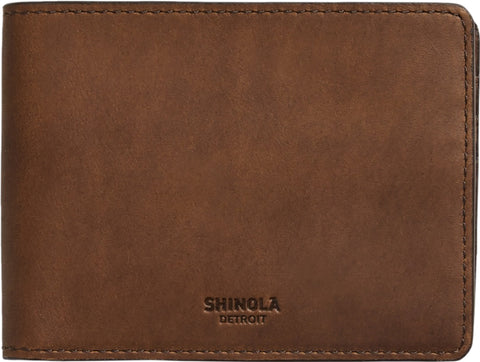 Shinola Portefeuille mince à deux volets - Homme