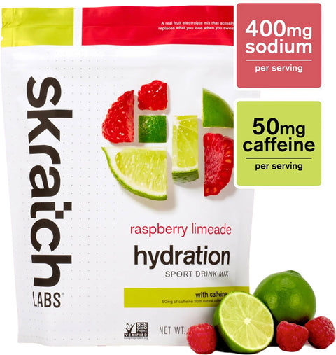 Skratch Labs Mélange caféiné pour boisson sportive d’hydratation 440&nbsp;g