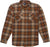 SALTY CREW Chemise en flanelle Daybreak - Homme - Friar Brown
