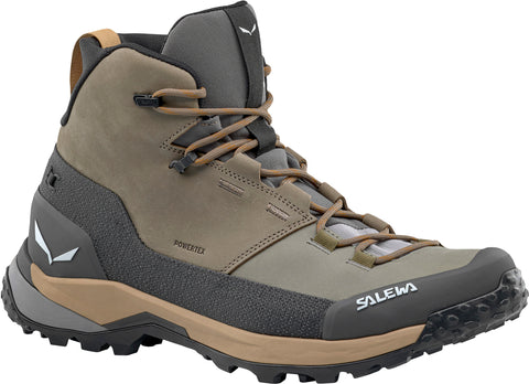 Salewa Souliers mi-hauts en cuir Puez Powertex - Homme