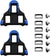 Shimano Cales SM-SH12 SPD-SL 2-Degree Front-Center Pivot Mode - Blue