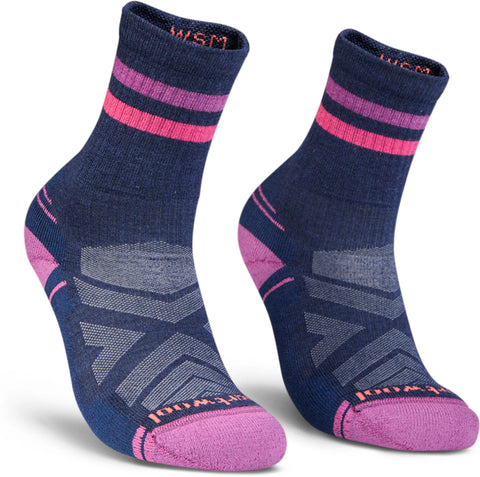 Smartwool Chaussettes mi-mollet à matelassage léger à rayures - Femme