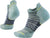 Smartwool Socquettes de course à rayures sans matelassage - Femme - Frosty Green