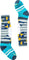 Smartwool Chaussettes de sports d'hiver sous-genou à matelassage intégral et motif yéti - Enfant - Twilight Blue