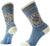 Smartwool Chaussettes mi-mollet à motif de flocons de neige Everyday Popcorn - Unisexe - Serene Blue