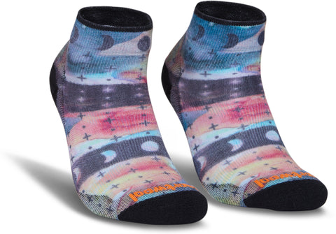 Smartwool Socquettes de vélo sans matelassage Celestial Print - Femme