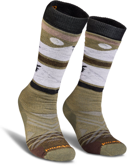 Smartwool Chaussettes de ski sous genou à matelassage intégral Midnight Ski Pattern OTC - Unisexe